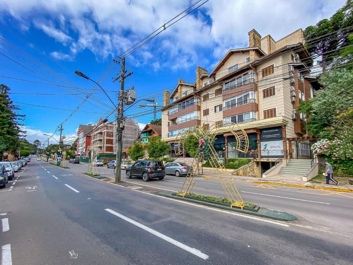 Апартаменти Flores Da Montanha 204C - Apto Borges De Medeiros Gramado 600 Metros Rua Coberta Екстер'єр фото